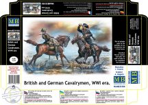 British & German Cavalrymen, WWI era (4 fig.) - 1/35