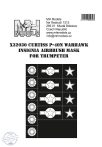   Curtiss P-40N Warhawk Insignia Airbrush mask for Trumpeter - 132