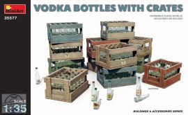 VODKA BOTTLES WITH CRATES - 1/35