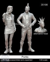 Punks - 1/35 - 2 féle férfi fejjel