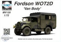 Fordson WOT2D ‘Van Body’ - 1/72