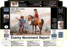   1:35 Enemy Movement Report. Indian Wars Series, XVIII century. Kit No. 3