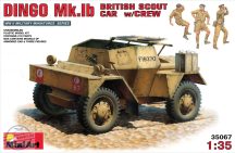 DINGO Mk.1b BRITISH SCOUT CAR w/CREW - 1/35