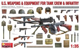 U.S. WEAPONS & EQUIPMENT FOR TANK CREW & INFANTRY - 1/35