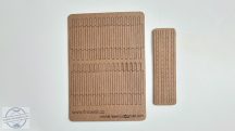 Wood fence, ver.B - 1/35 - 1 lap fa kerítés