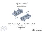   WWII German Jagdpanzer 38(t) Hetzer Early Workable Track(3D Printed) - 1/35