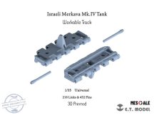   Israeli Merkava Mk.IV Tank Workable Track(3D Printed) - 1/35 - Meng