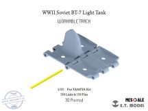   WWII Soviet BT-7 Light Tank Workable Track(3D Printed) - 1/35 - Tamiya (Lánctalp)