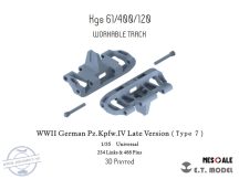   WWII German Pz.Kpfw.IV Late Version（Type 7）Workable Track - 1/35 - Univerzális