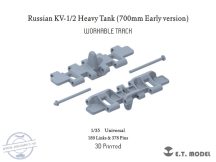   Russian KV-1/2 Heavy Tank （700mm Early version) Workable Track - 1/35 - Általános