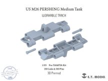   US M26 PERSHING Medium Tank Workable Track(3D Printed) - 1/35 - Tamiya
