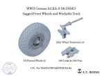 WWII German Sd.Kfz.9 18t FAMO Sagged front wheels and Workable Track - 1/35 - Tamiya WWII German Sd.Kfz.9 18t FAMO Sagged front wheels and Workable Track - 1/35 - Tamiya