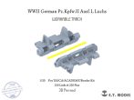   WWII German Pz.Kpfw.II Ausf.L Luchs Workable Track(3D Printed) - 1/35 - Tasca, Academy, Border