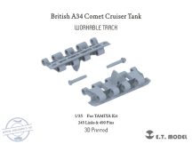   British A34 Comet Cruiser Tank Workable Track(3D Printed) - 1/35 - Tamiya