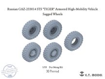   Russian GAZ-233014 STS "TIGER" Armored High-Mobility Vehicle Sagged Wheels - 1/35 - Meng