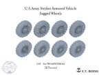   U.S.Army Stryker Armored Vehicle Sagged Wheels - 1/35 - Trumpeter (8 db kerék)