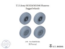   Modern USA M1024/M1046 Humvee Sagged Wheels - 1/35 - Tamiya elsősorban