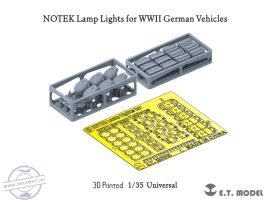 NOTEK Lamp Lights for WWII German Vehicles(3D Printed) - 1/35