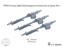   WWII German Mg34 Machinegun(w/o buttstock)(3D Printed) - 1/35 - 3 db