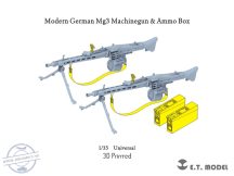   Modern German Mg3 Machinegun & Ammo Box (3D Printed) - 1/35 - 2 db