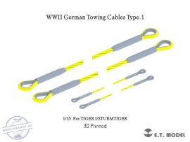 WWII German Towing Cables Type.1 (3D Printed) - 1/35