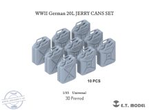   WWII German 20L JERRY CANS SET(3D Printed) - 1/35 - 10 db kanna