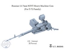   Russian 12.7mm NSVT Heavy Machine Gun(For T-72 Family） - 1/35