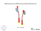   Width Indicator for WWII German Sd.kfz.250/Sd.kfz.251 - 1/35 