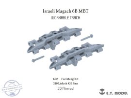 Israeli Magach 6B MBT Workable Track - 1/35 - Meng (Lánctalp)