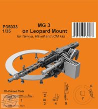 MG 3 on Leopard Mount - 1/35 - Tamiya/Revell/ICM…