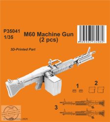 M60 Machine Gun - 1/35 - 2 db M60 Machine Gun - 1/35 - 2 db