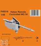 Hetzer Remote Controlled MG 34 - 1/48