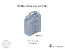 US ARMY 20L FUEL CANS SET(3D Printed) - 1/72 - 10 db