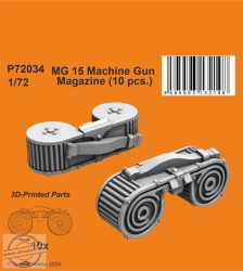 MG 15 Machine Gun Magazine (10 pcs.) - 1/72