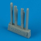 J-35 Draken air scoops - 1/48 - Hasegawa/Eduard