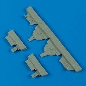 A6M5 Zero undercarriage covers - 1/48 - Hasegawa