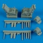 Su-27UB ejection seats with safety belts - 1/48