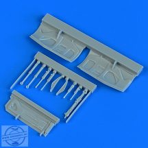   F-16A/B Fighting Falcon undercarriage covers - 1/48 - Hasegawa
