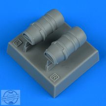 Macchi Mc.205 Veltro oil radiators - 1/48 - Hasegawa