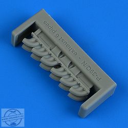 P-39Q/N Airacobra exhaust - 6 pipes - 1/48- Arma Hobby elsősorban P-39Q/N Airacobra exhaust - 6 pipes - 1/48- Arma Hobby elsősorban
