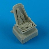 Bf 109E seat with safety belts - 1/72