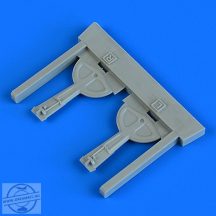 Bf 109G-6 undercarriage covers - 1/72 - Tamiya