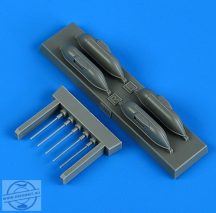Bf 109G-6/R6 cannon pods - 1/72 - Fine Molds