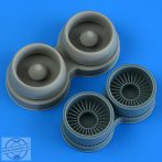 A-10A/C Thunderbolt II correct fan blades - 1/72 -GWH