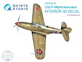 1/32 P-39Q/N Airacobra 3D-Print.&col.Inter. (Kittyhawk) 1/32 P-39Q/N Airacobra 3D-Print.&col.Inter. (Kittyhawk)