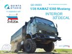 KAMAZ 5350 Mustang 3D-Printed Interior - 1/35 - Zvezda KAMAZ 5350 Mustang 3D-Printed Interior - 1/35 - Zvezda