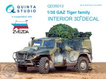 GAZ Tiger family 3D-Print&col.Interior - 1/35 - Zvezda