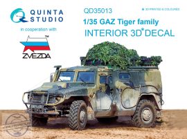 GAZ Tiger family 3D-Print&col.Interior - 1/35 - Zvezda