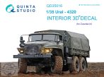 1/35 Ural-4320 3D-Print&col.Interior (ZVE)