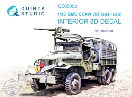 GMC CCKW 353 (open cab) 3D-Printed & col.Int. - 1/35 - Tamiya GMC CCKW 353 (open cab) 3D-Printed & col.Int. - 1/35 - Tamiya